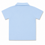 Baby Boys Blue Shirt With Cargo Shorts(2pcs set)