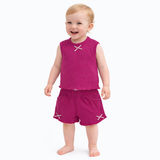 Baby Girls Set Sleeveless Top with Bloomer Shorts(2pcs Co-ord set)