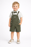 Baby Boys Playsuit With Bow Tie And Shirt -3pcs set