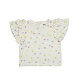 Baby Girls Round Neck Half Sleeve Top