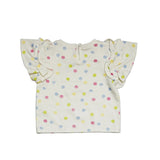 Baby Girls Round Neck Half Sleeve Top