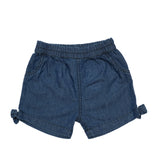 Baby Girls Elasticated Waistband Denim Shorts