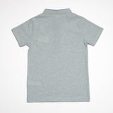 Kid Boys Solid Grandad Collar T-Shirt
