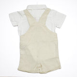 Baby Boys Playsuit with Inner Collar Neck Shirt(2Pcs Set)
