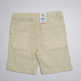 Baby Boys Waist Coat,Shirt With Bow Tie And Shorts Linen Blend Set(4pcs Set)