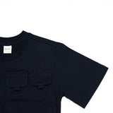 Kid Boys Drop Shoulder Utility Pocket T-Shirt