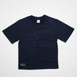 Kid Boys Drop Shoulder Utility Pocket T-Shirt