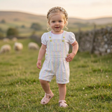 Baby Girls Playsuit With Inner T Shirt (2 Pcs Set)