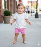 Baby Girls Solid Knit Shorts
