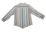 Kids Boys Grandad Collar Striped Shirt
