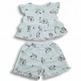 Baby Girls Snoopy Floral Co-Ord Set(2pcs Set)
