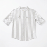 Kids Boys Roll Up Sleeve Shirt