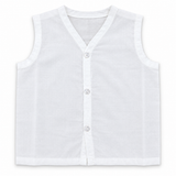 Baby White Jabla with Shorts (2pcs Set)