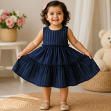 Baby Girls Layered Sleeveless Dress
