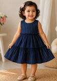 Baby Girls Layered Sleeveless Dress