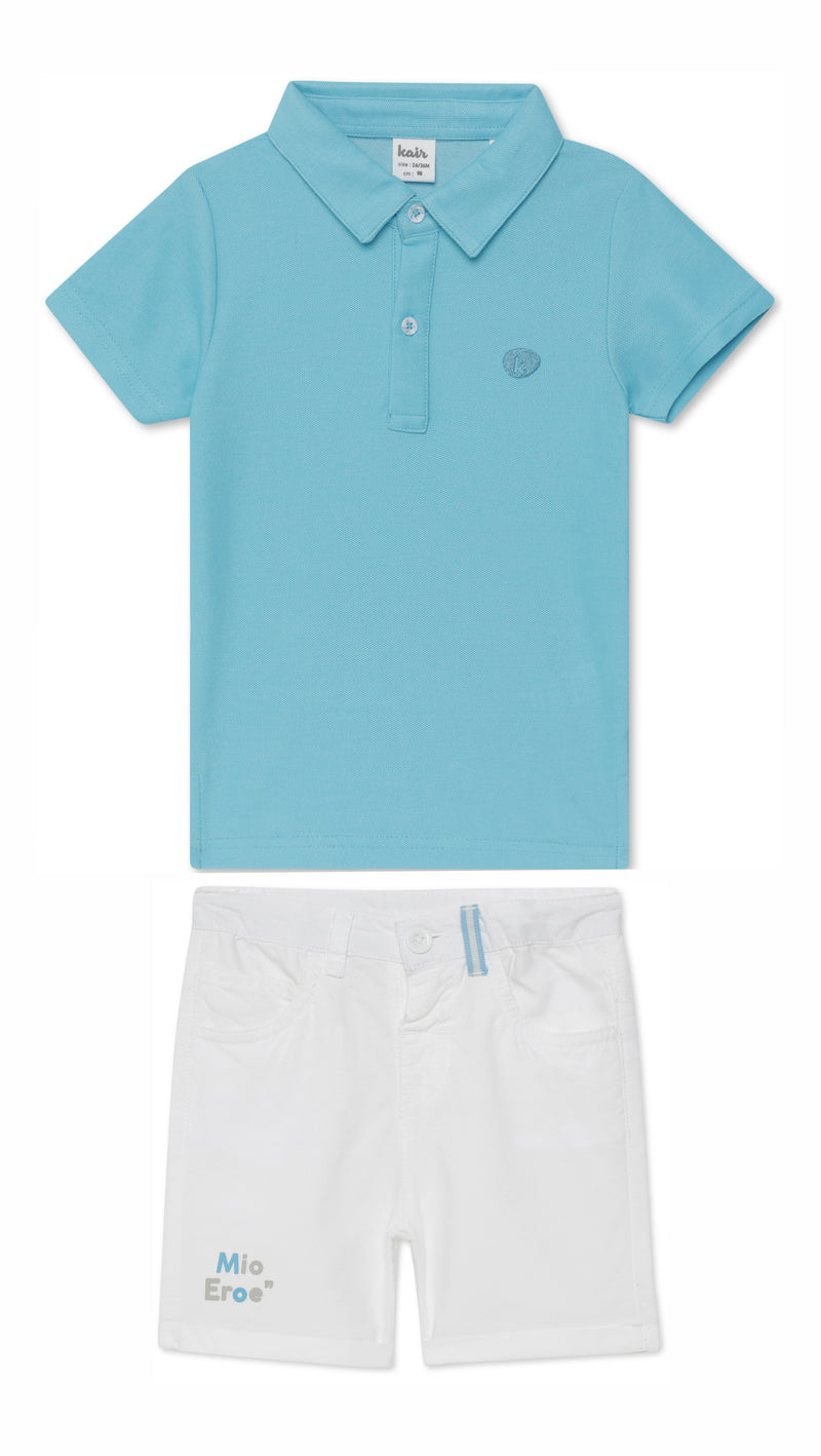 Baby Boys White Shorts