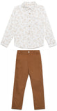 Kid Boys Khaki Full Pant