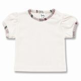 Baby Sleeveless Playsuit With Puff Sleeve T-Shirt(2Pcs Set)