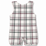 Baby Sleeveless Playsuit With Puff Sleeve T-Shirt(2Pcs Set)