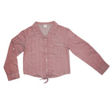 Kid Girls Knotted Cropped Top