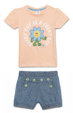 Baby Girls Bloomer Denim Shorts