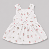 Baby Girls Set Floral Sleeveless Top with Cargo Shorts and Head Band (3Pcs co-ord Set)