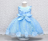 Baby Girls Blue Party Wear Dress