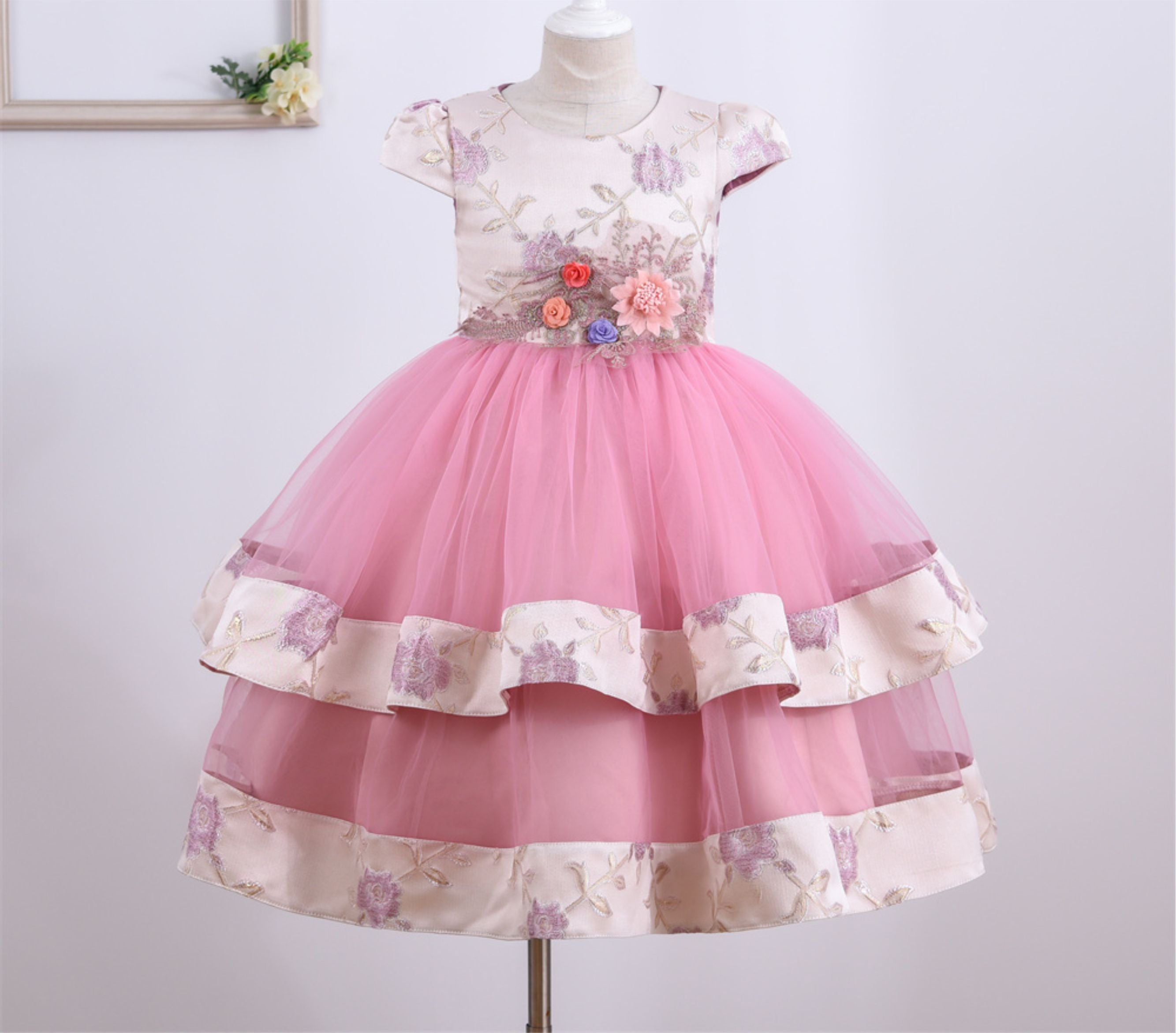 Kids Pink Morphsuit - Medium Size — Shimmer & Confetti