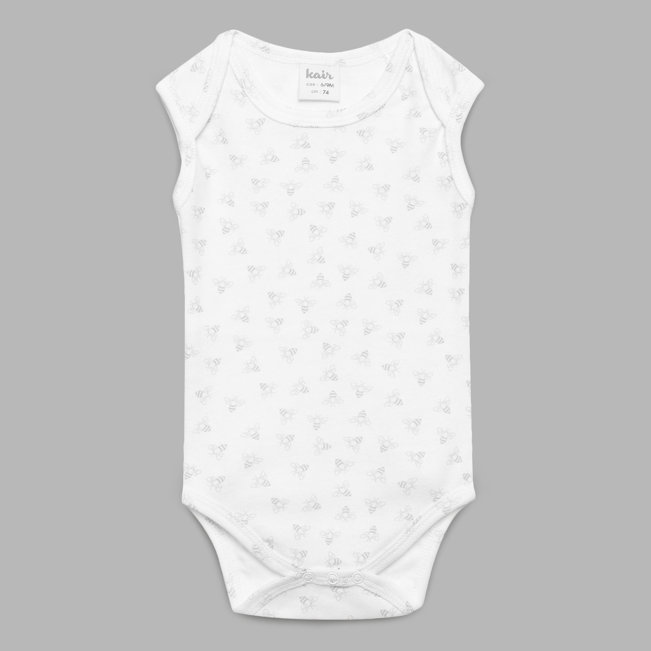 Babies Printed Sleeveless Bodysuit