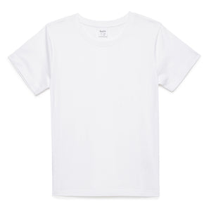 Kid Boys Solid White T-Shirt