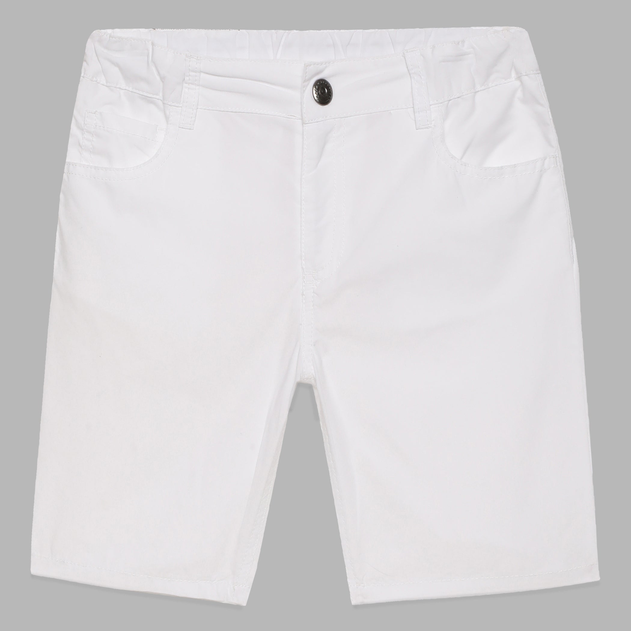 Slim Fit Chino White Chino Shorts For Boys Buy White Slim Fit