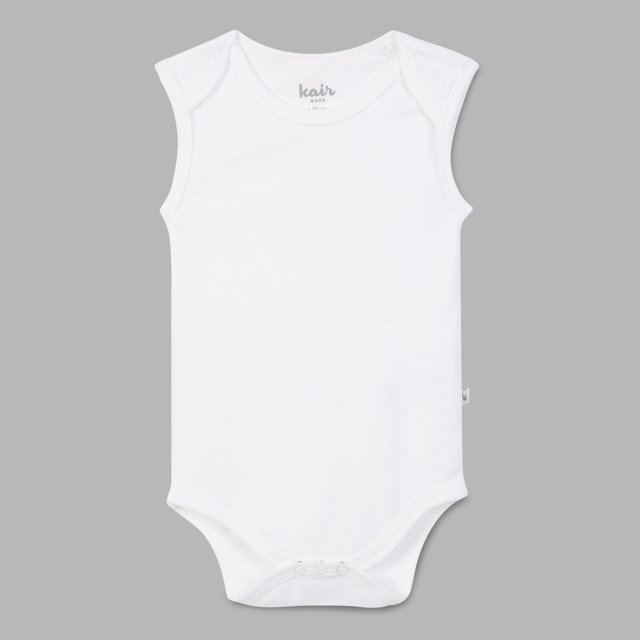 Babies Solid Sleeveless Bodysuit