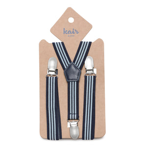 Baby Boys Striped Suspender Belt
