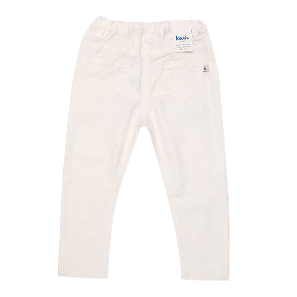Infant Baby White Cotton Trousers Stock Photo  Image of jeans online  104360012
