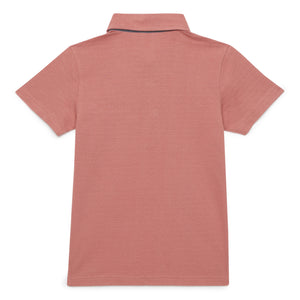 Kid Boys Collar Neck Half Sleeve Polo T-Shirt