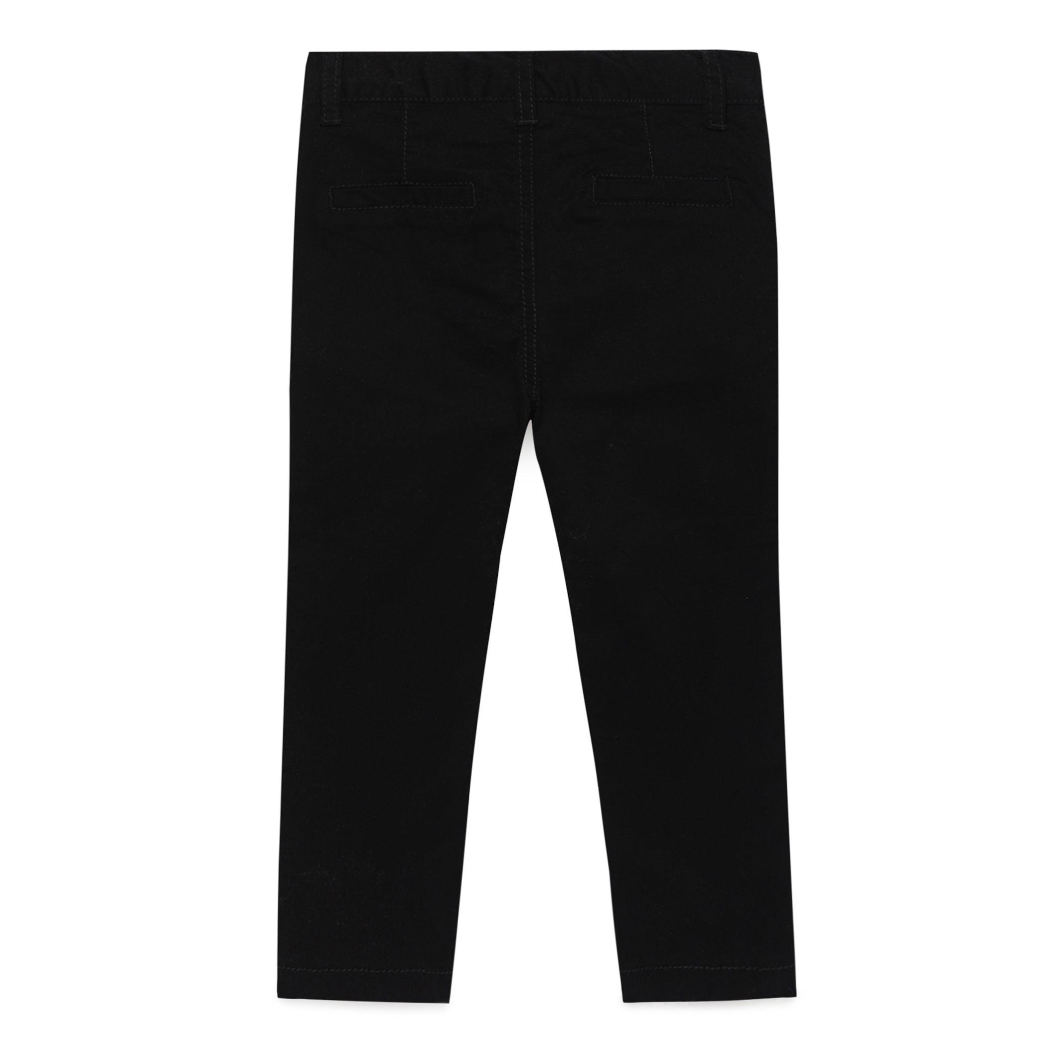 Buy 612 League 98% Cotton 2% Spandex Solid Black Boy Pants 5-6 Years at  Amazon.in