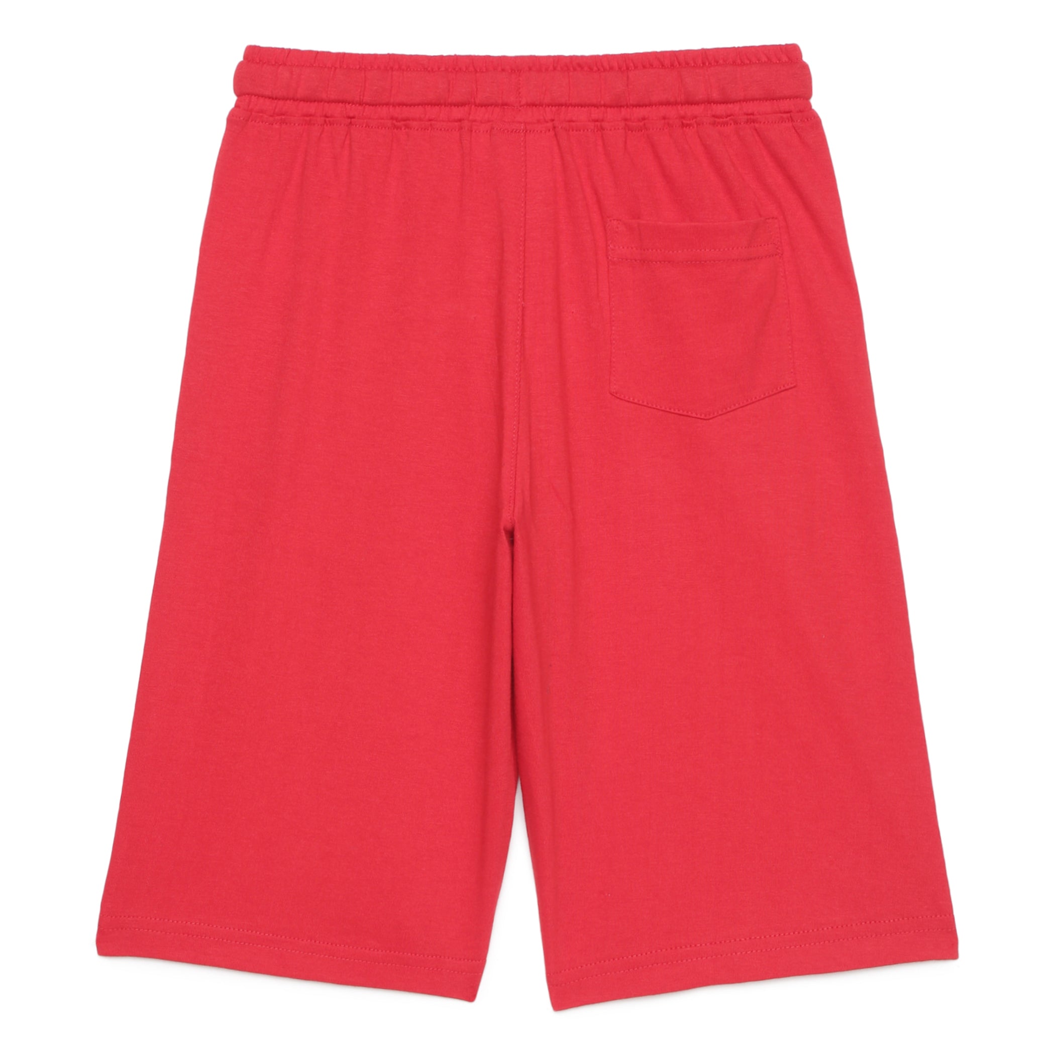 Kid Boys Graphic Red Shorts