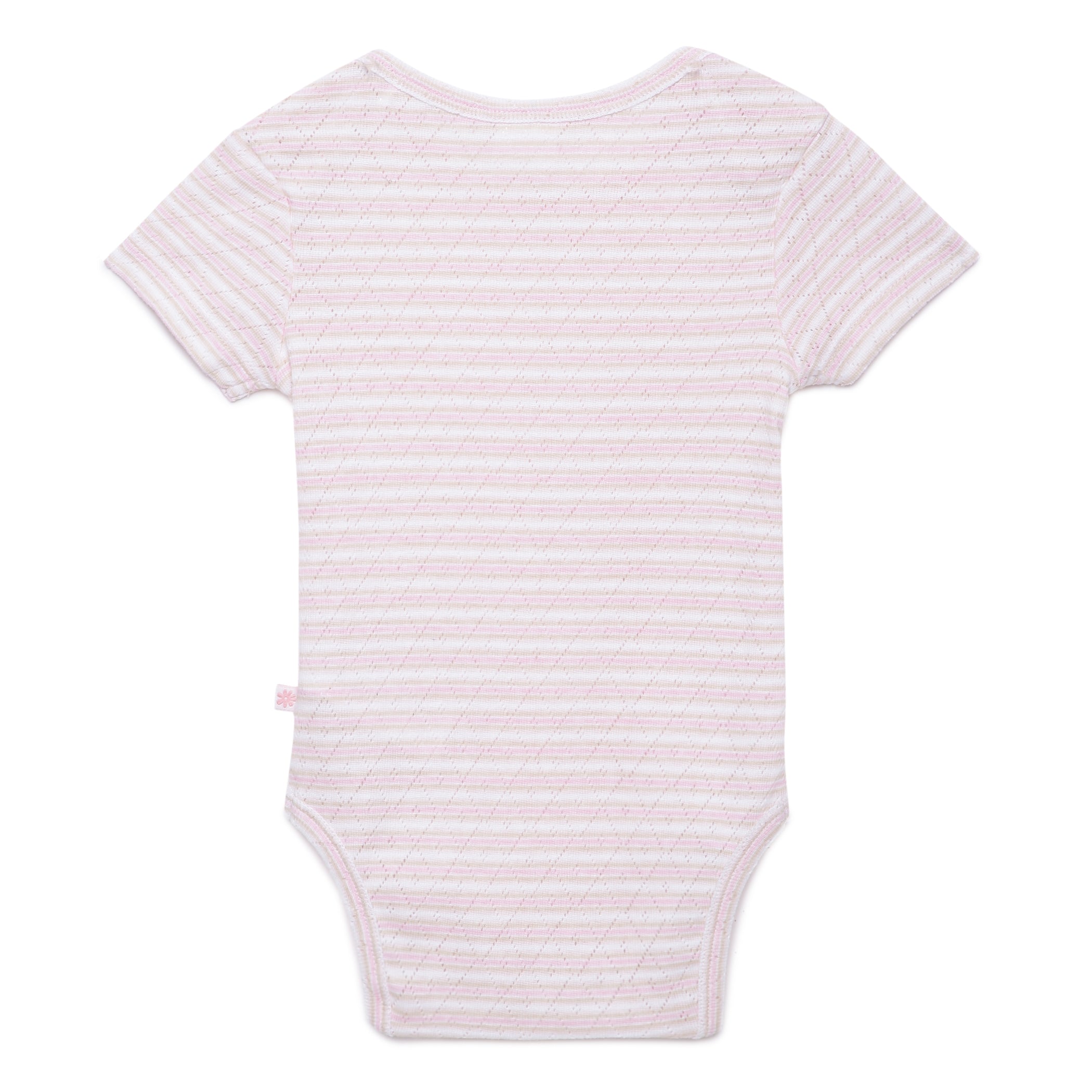 Babies Classic Striped Half Sleeve Bodysuit