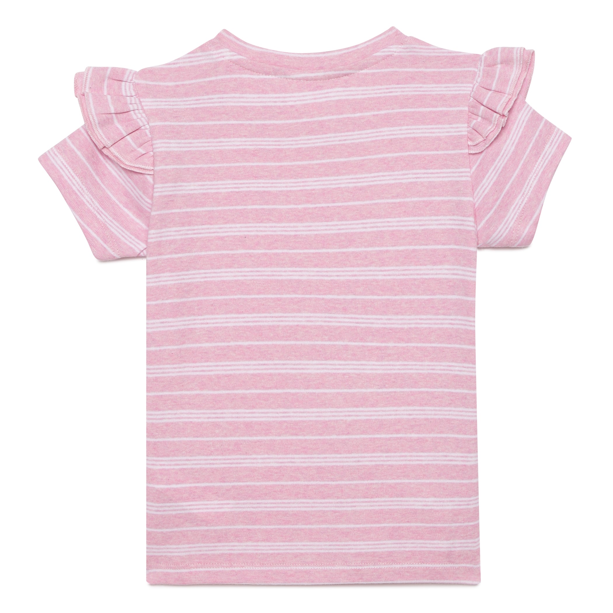 Baby Girls Striped Double Sleeve  Top