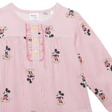 Baby Girls Round Neck Mickey Mouse Printed Top