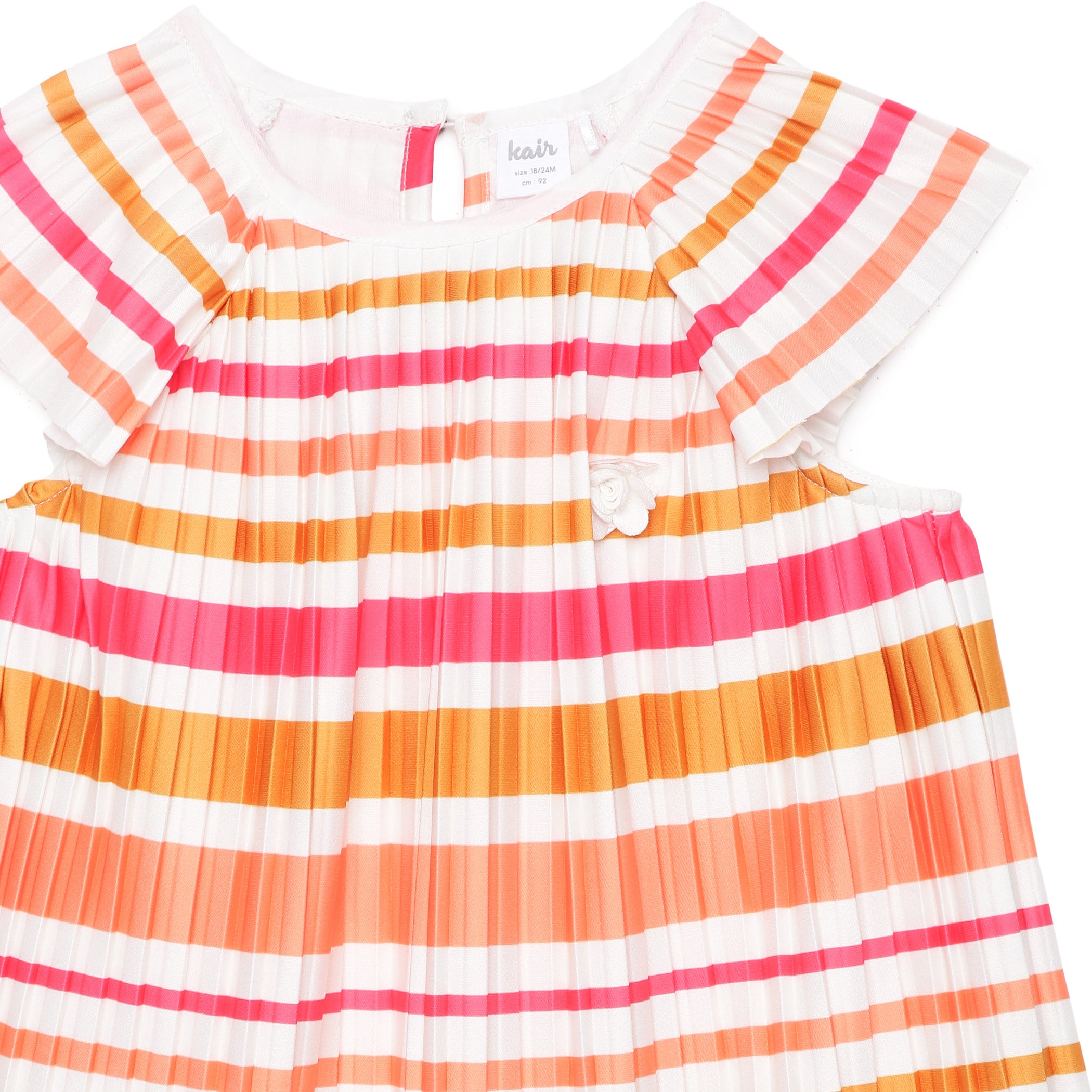 Baby Girls Multi Colour Striped Dress