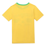 Kid Boys Foot Ball Theme Half Sleeve Graphic T-Shirt
