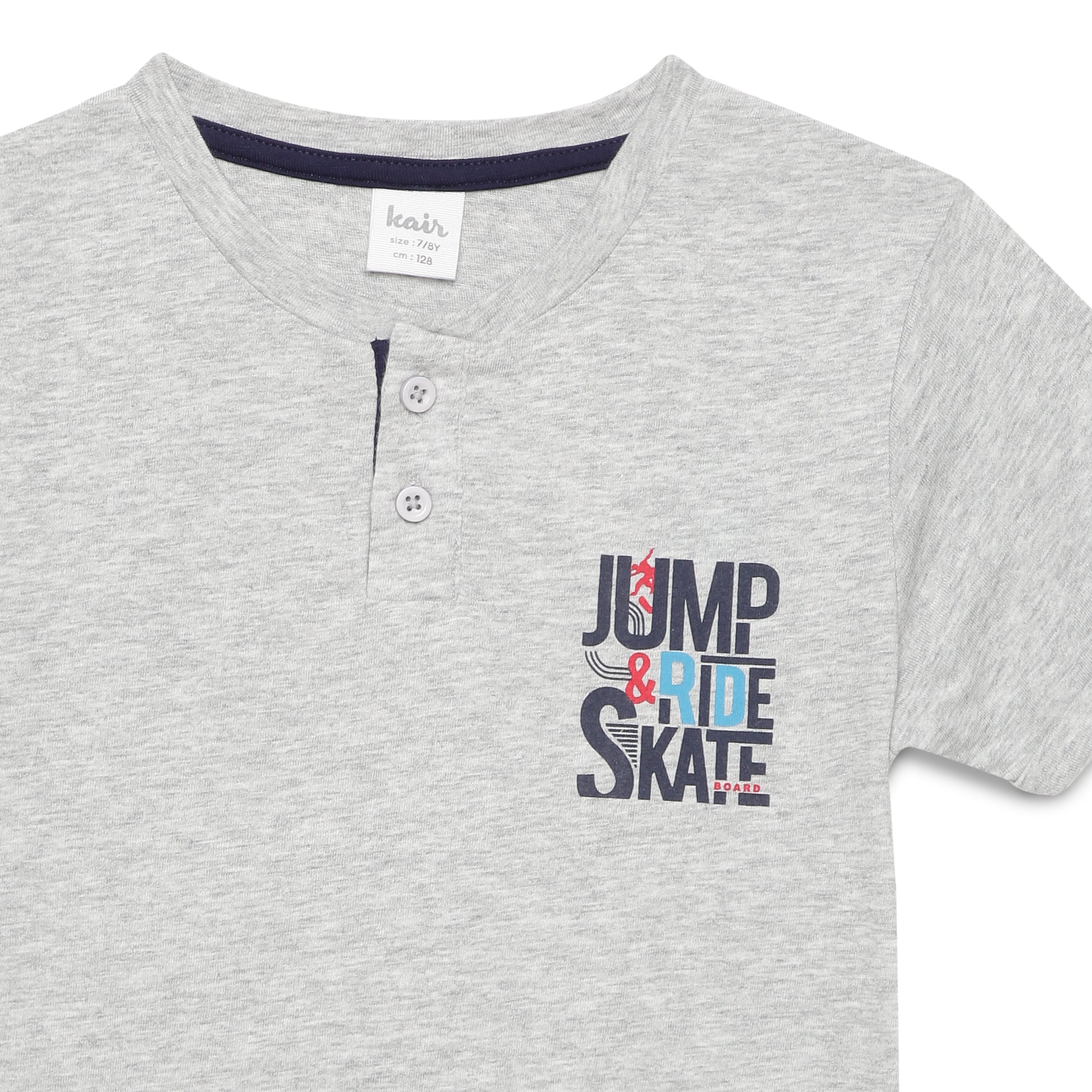 Kid Boys Half Sleeve Graphic T-Shirt
