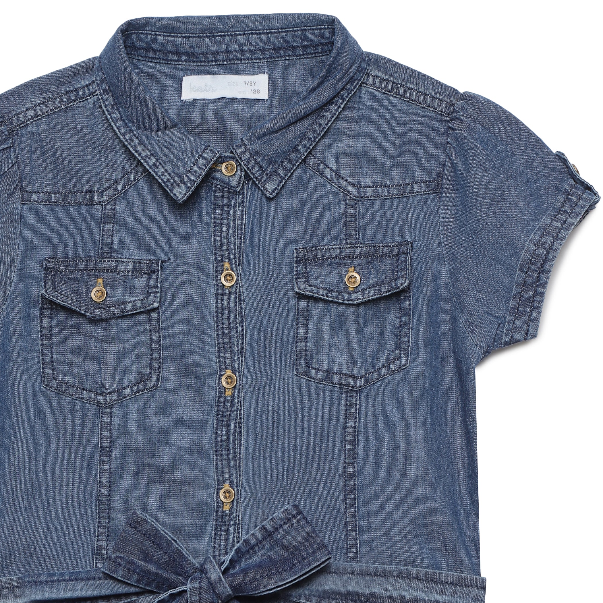 Merona Womens Denim Shirt Dress Size XL Half Button Front Pocket | eBay