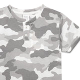 Kid Boys Half Sleeve Camouflage Printed T-Shirt