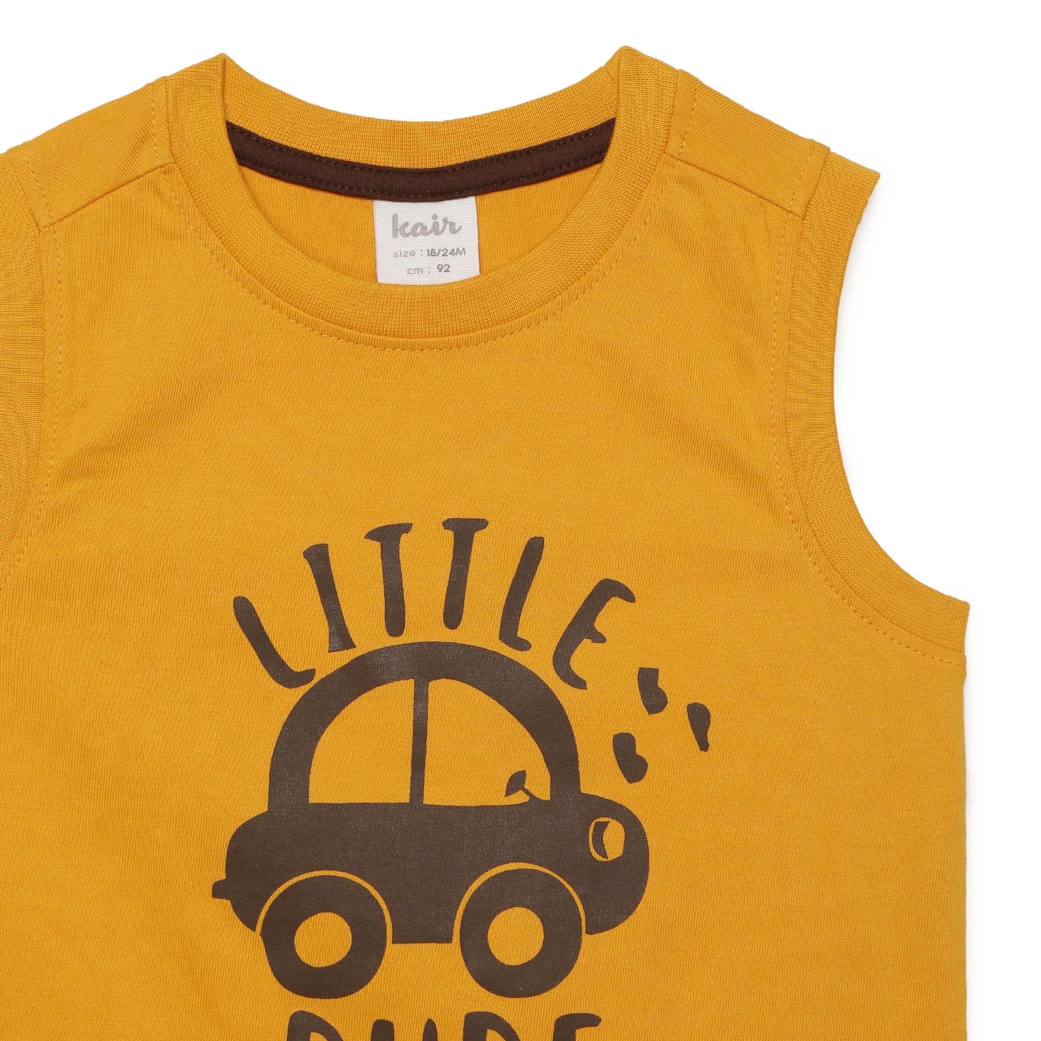 Baby Boys Graphic Sleeveless T-Shirt