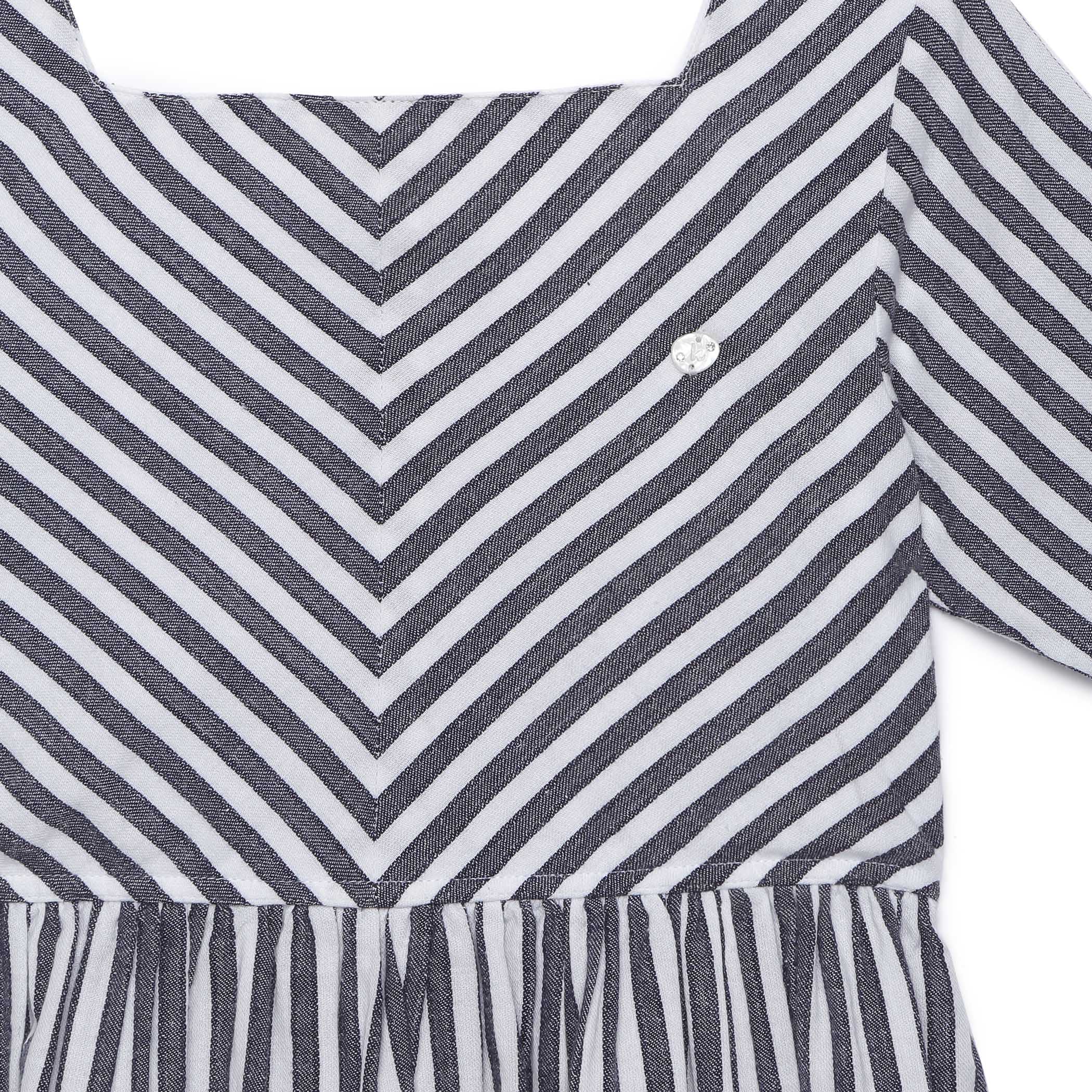 Kid Girls Classic Stripe Dress