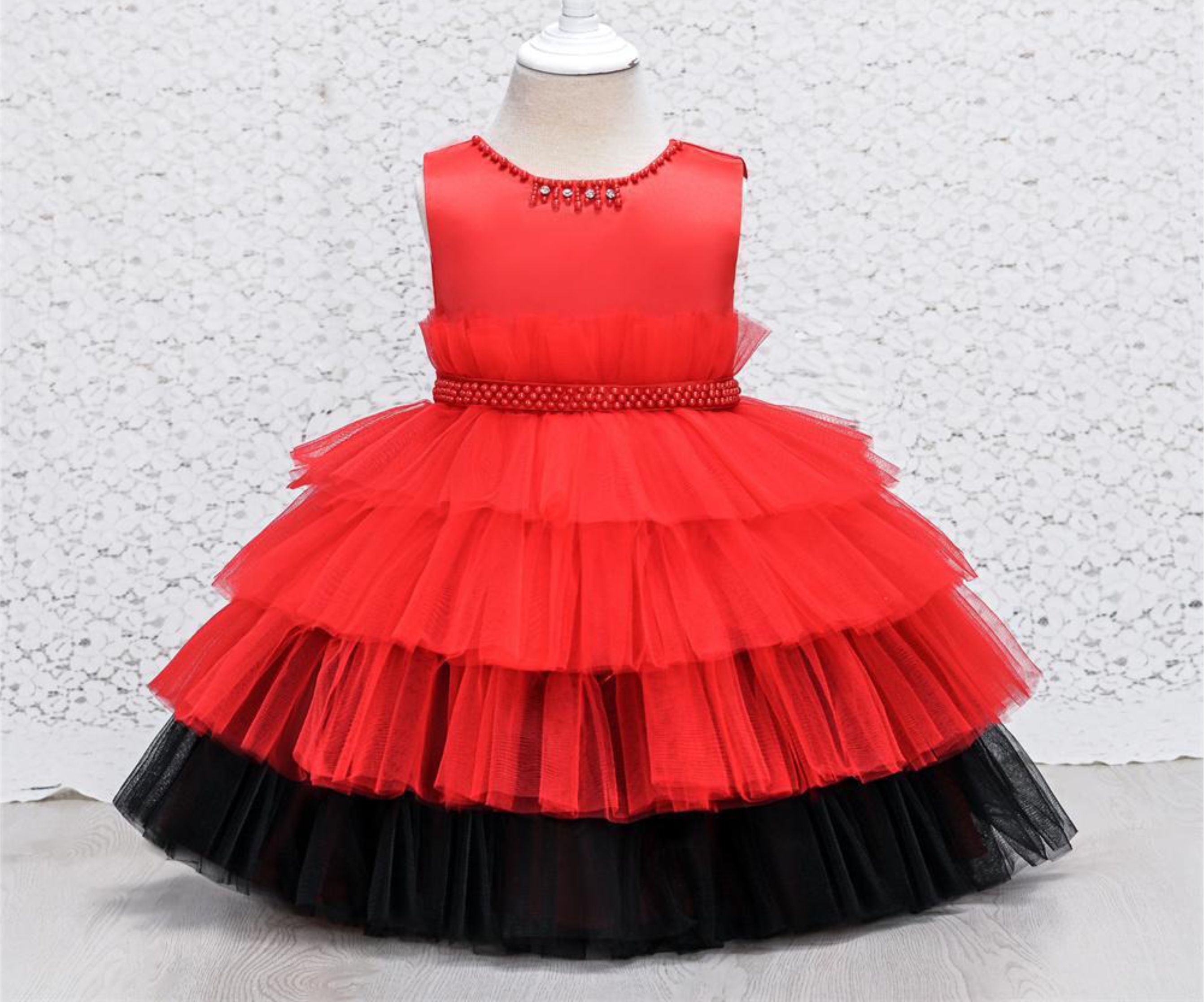 Sequin Burgundy Baby Girl Dress Christmas Dress – coolBthat