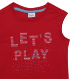 Baby Boys Checks Shirt With Sleeveless Graphic T-Shirt(2pcs set)