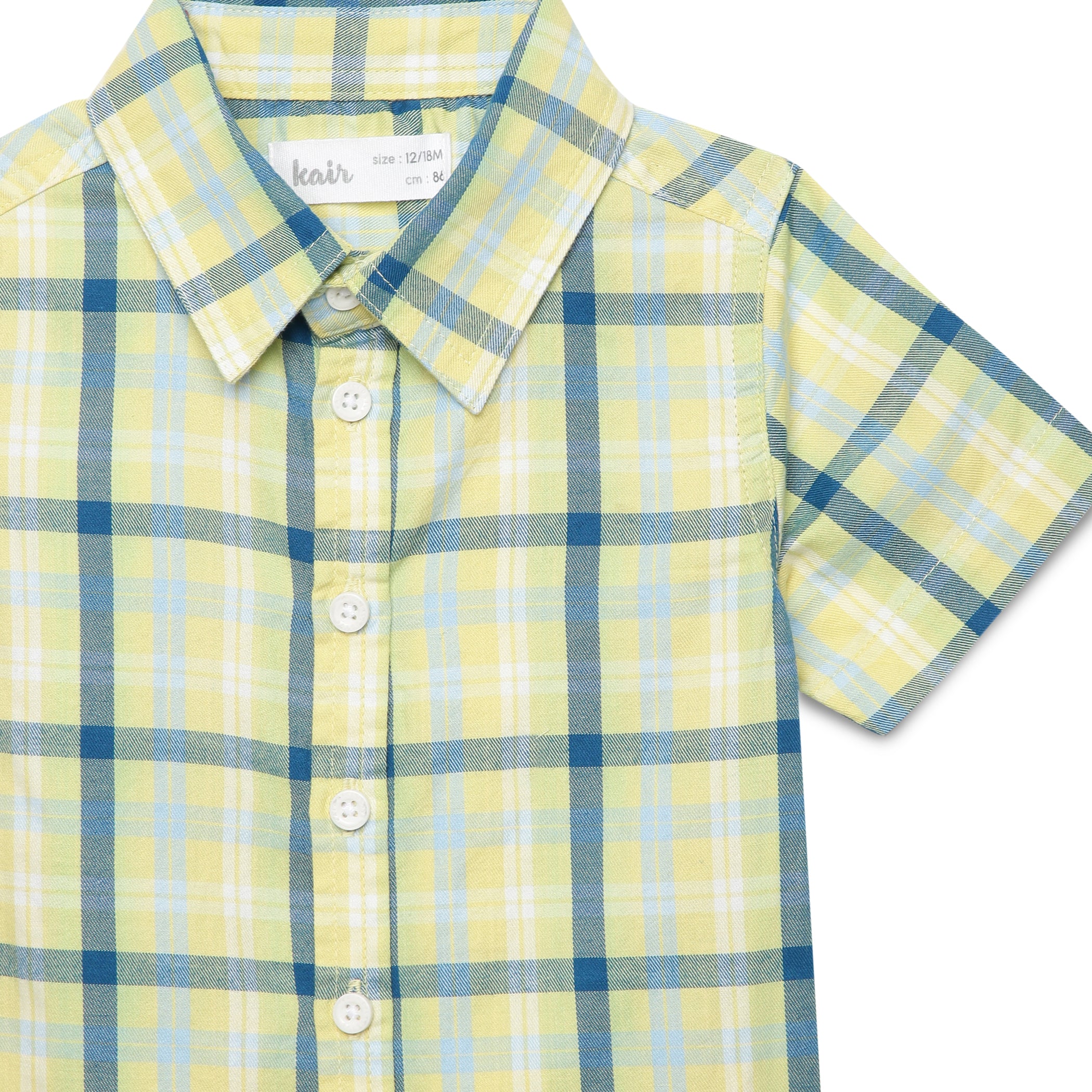 Baby Boys Half Sleeve Shirt with Sleeveless Inner T-Shirt-2pcs Set